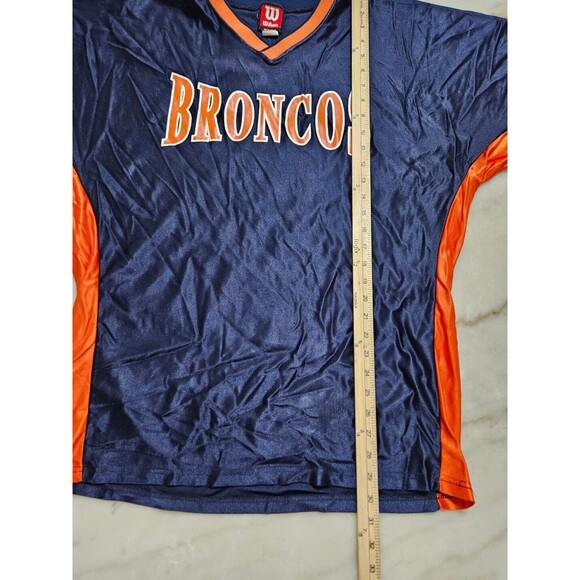 Vintage Wilson NFL Denver Broncos Jersey Woman Men's Size XL - Picture 7 of 7